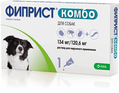 Фиприст Комбо для собак 10-20 кг капли на холку 1,34 мл купить в Зоопланете  в Воронеже и Липецке, доставка и самовывоз