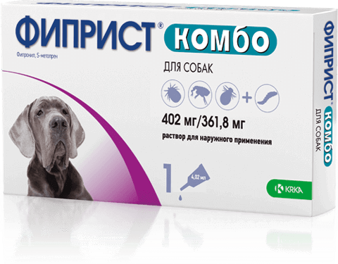 Фиприст Комбо капли на холку 4,02 мл для собак более 40 кг купить в  Зоопланете в Воронеже и Липецке, доставка и самовывоз